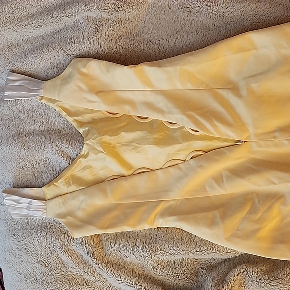 Yellow Formal Midi Dress - Picture 4 of 15